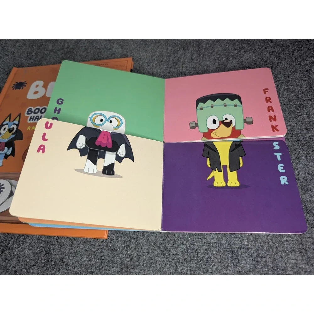 2 - Bluey Cardboard‎ Books Boo! Blueys Halloween Magnet Book & Mix-And-Match
